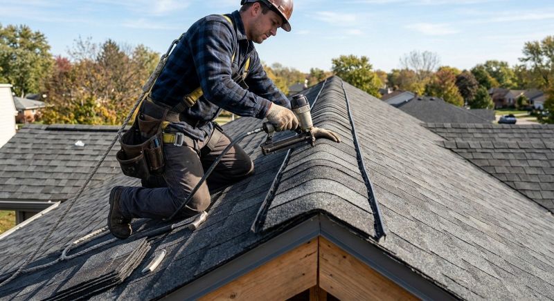 Ridge Cap Repair in Medina County, OH