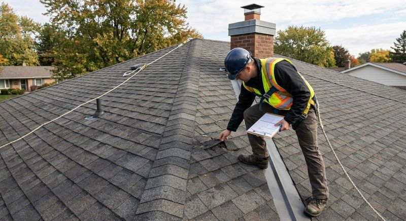 Roof Damage Inspection in Medina County, OH