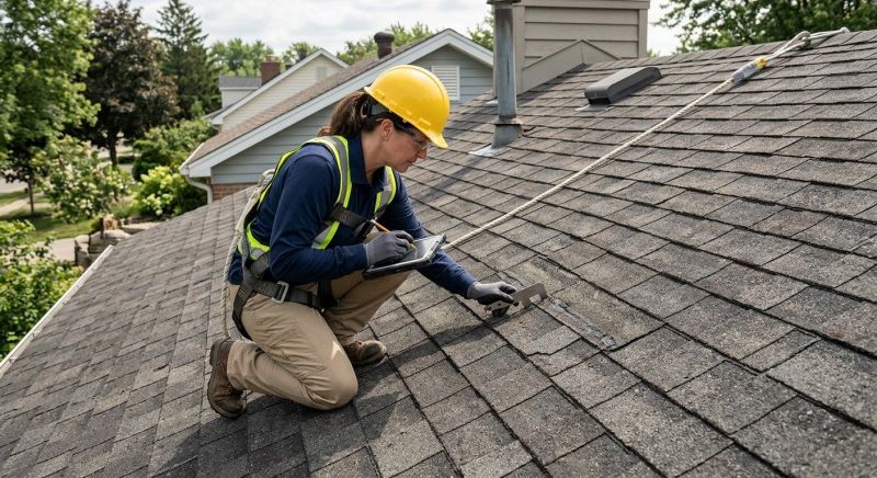 Roof Damage Inspection in Wellington, OH