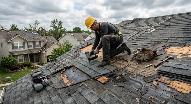 Roof Damage Repair in Strongsville, OH