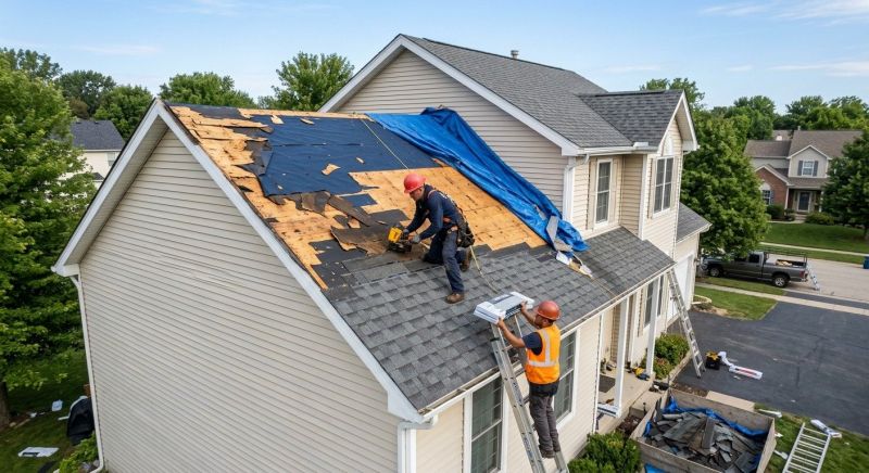 Roof Damage Restoration in Medina County, OH