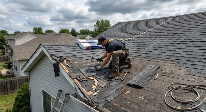 Roof Damage Restoration in Wooster, OH