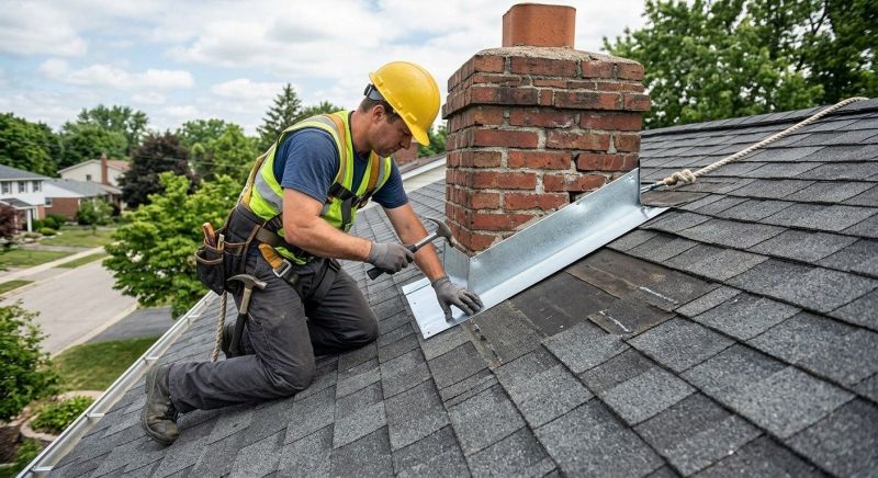 Roof Flashing Installation in Lorain County, OH