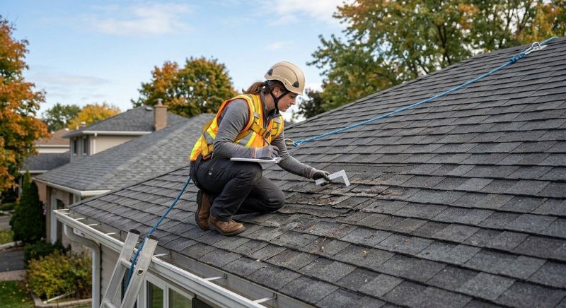 Roofing Evaluation in Columbia Station, OH