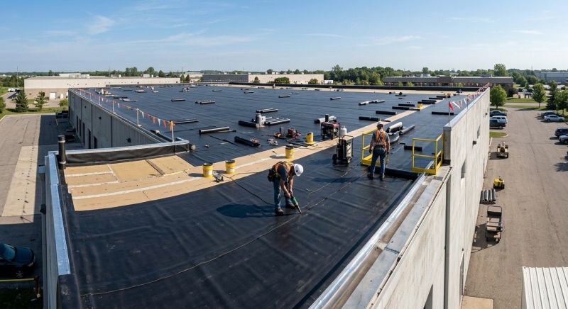Rubber Roof Installation in Medina County, OH