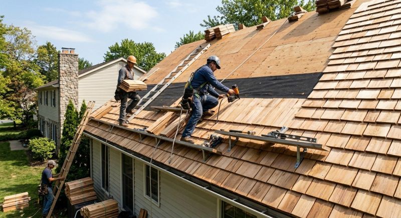 Shake Roof Replacement in Valley City, OH