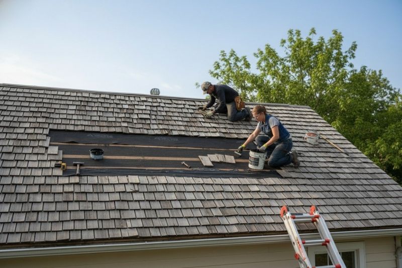 Shake Shingle Repair in Elyria, OH