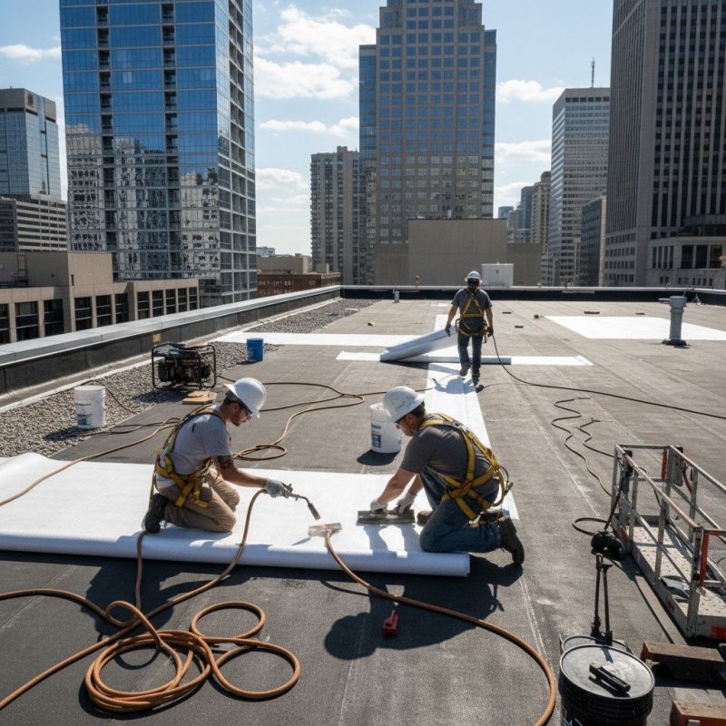 Single Ply Roof Repair in Orrville, OH