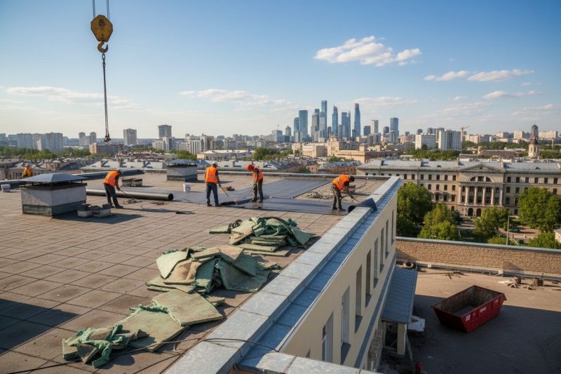 Single Ply Roof Replacement in Summit County, OH