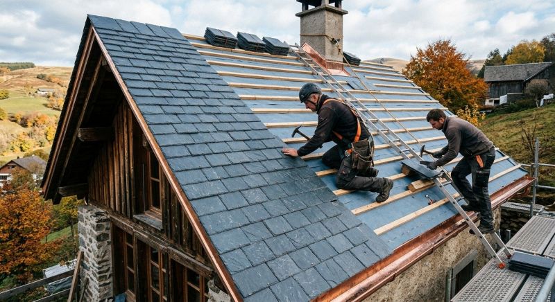 Slate Roof Installation in Medina County, OH