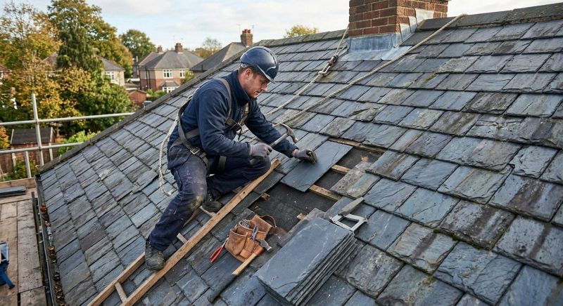 Slate Roof Repair in Summit County, OH