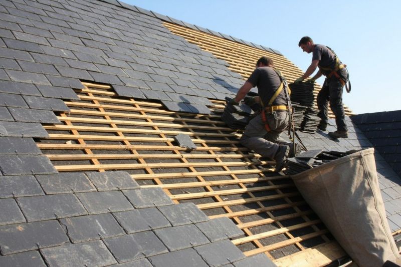 Slate Roof Replacement in Columbia Station, OH
