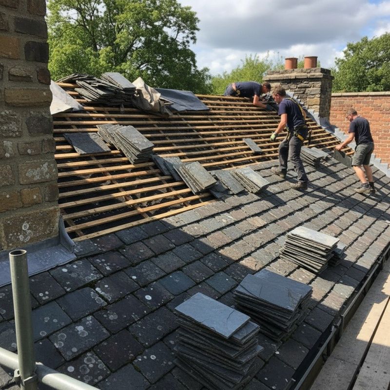 Slate Roof Replacement in North Royalton, OH