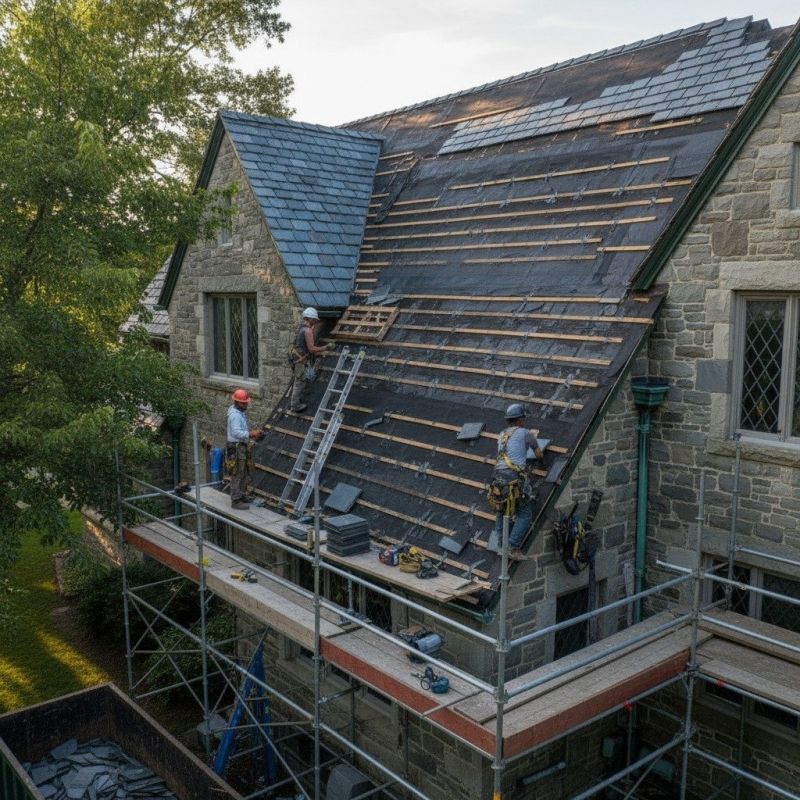 Slate Roof Replacement in West Salem, OH