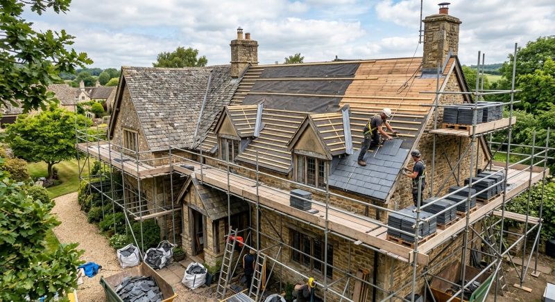 Slate Roof Replacement in Wooster, OH