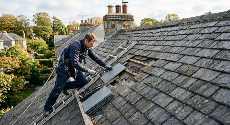 Slate Shingles Repair in Avon, OH