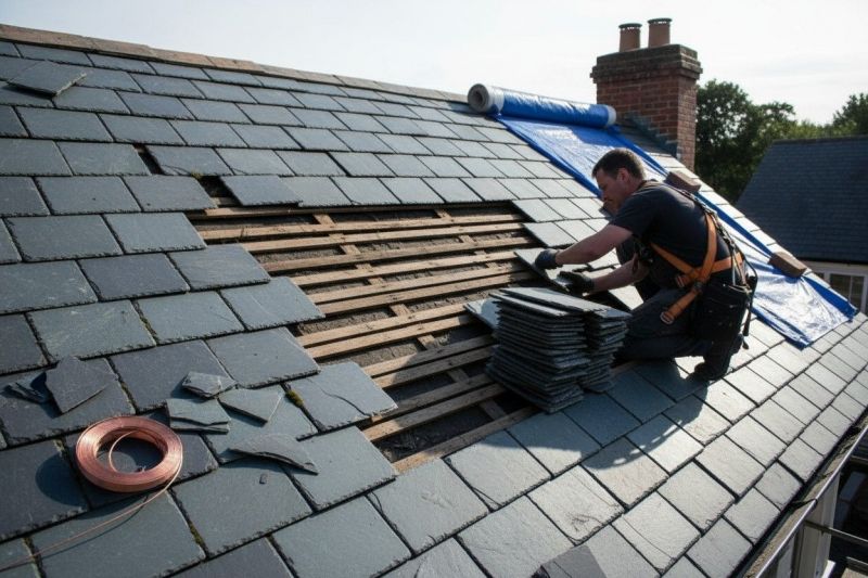 Slate Shingles Repair in Avon, OH