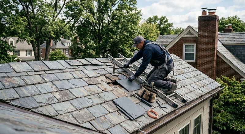 Slate Shingles Repair in Bedford, OH