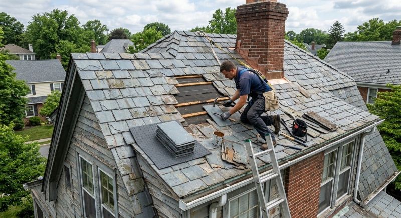 Slate Shingles Repair in Valley City, OH