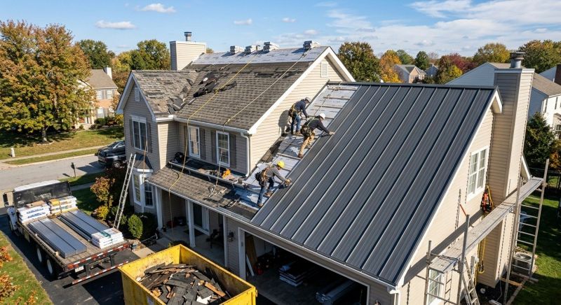 Steel Roof Replacement in Broadview Heights, OH
