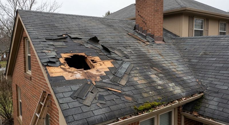 Storm Damage Roof Repair in Richfield, OH
