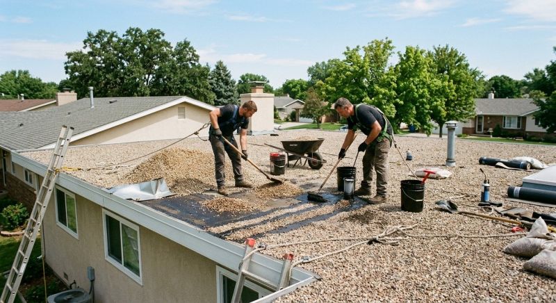 Tar And Gravel Roof Repair in Lagrange, OH