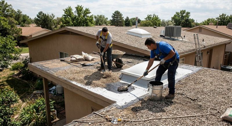 Tar And Gravel Roof Repair in Lagrange, OH