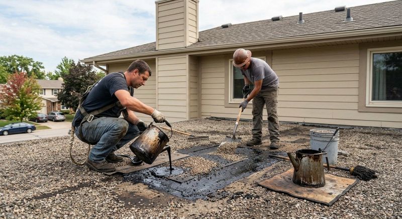 Tar And Gravel Roof Repair in Lagrange, OH