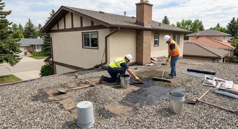 Tar And Gravel Roof Repair in North Olmsted, OH