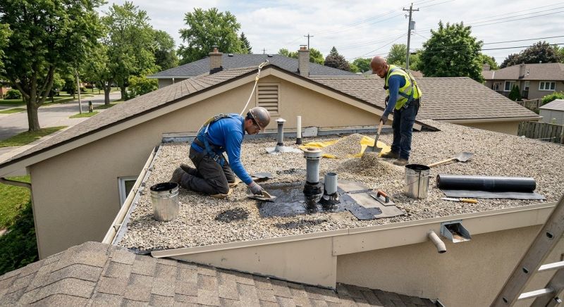 Tar And Gravel Roof Repair in Rocky River, OH