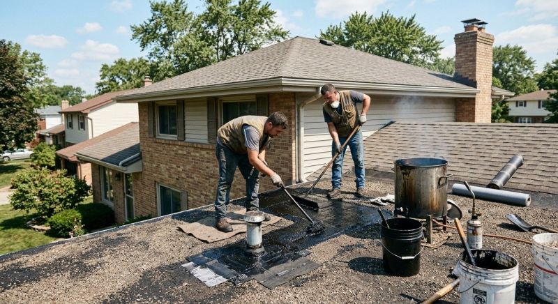 Tar Roof Repair in West Salem, OH