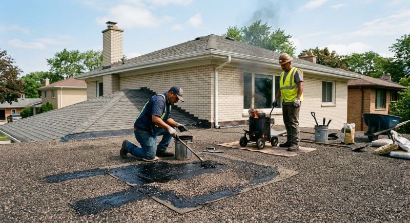 Tar Roof Repair in West Salem, OH