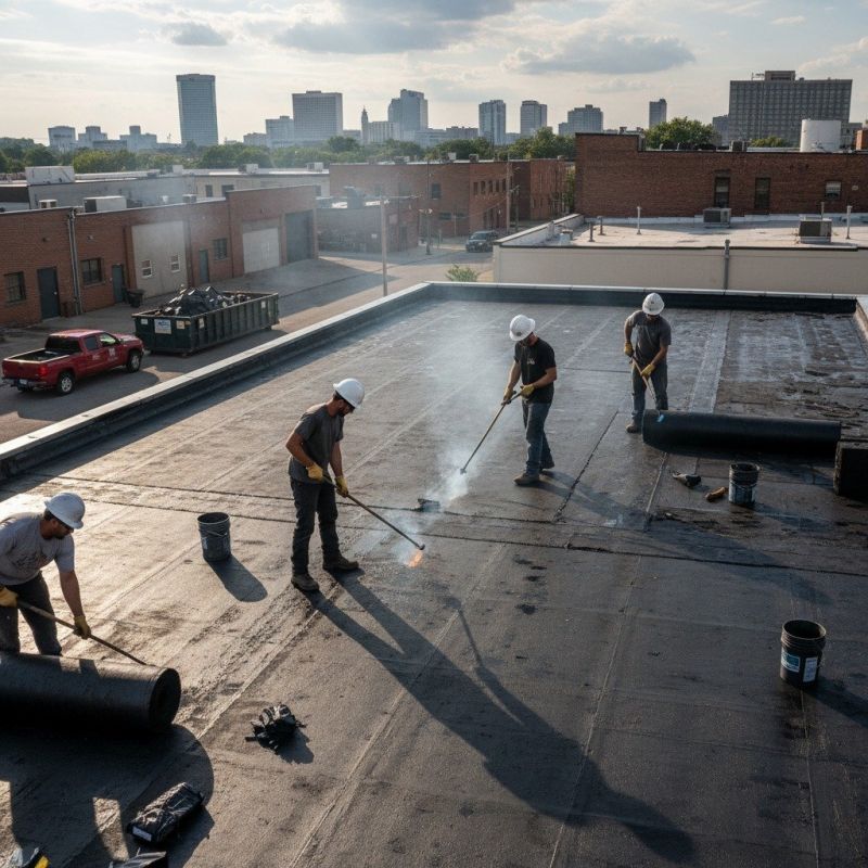 Tar Roof Replacement in Lakewood, OH