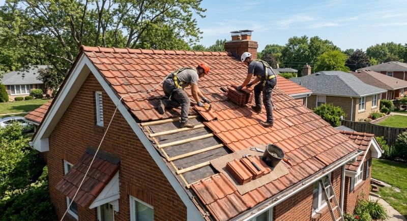 Tile Roof Repair in Avon, OH