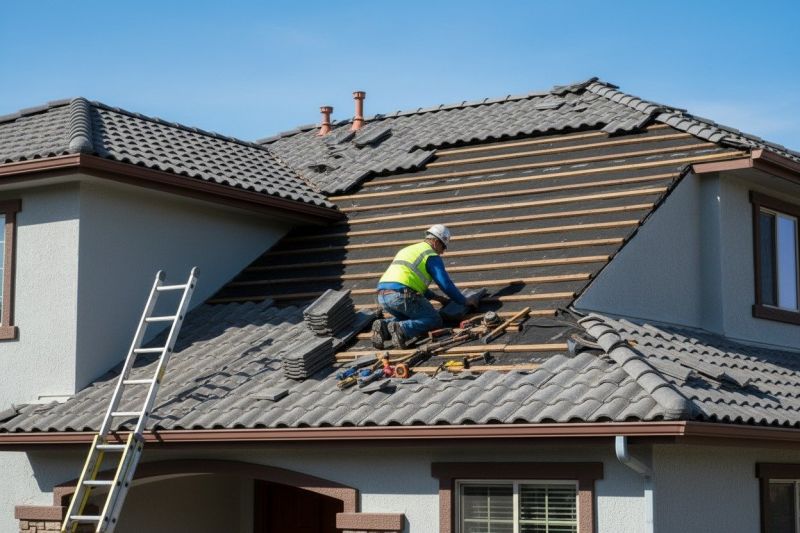 Tile Roof Repair in North Royalton, OH