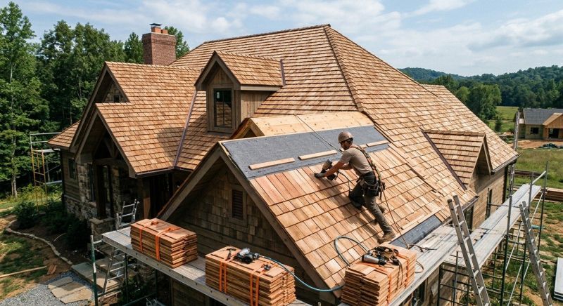 Wood Roofing Installation in Akron, OH