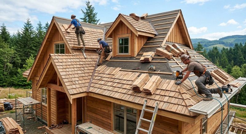 Wood Roofing Installation in North Olmsted, OH