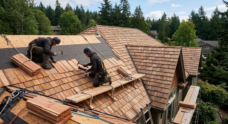 Wood Roofing Installation in Tallmadge, OH