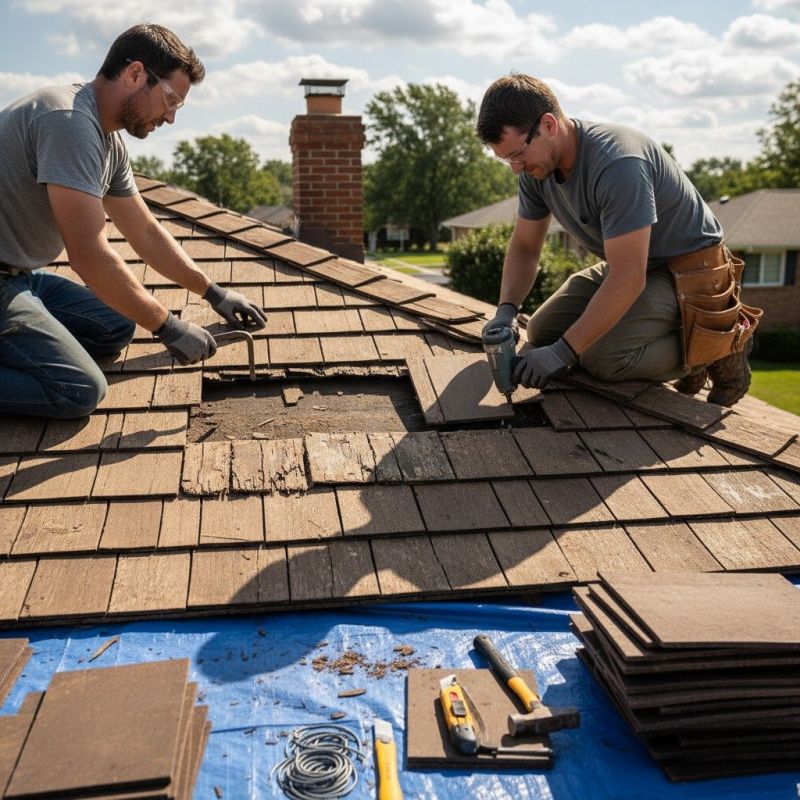 Wood Shake Roof Repair in North Olmsted, OH