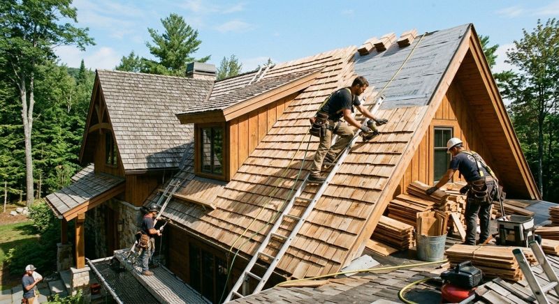 Wood Shake Roof Replacement in Cuyahoga Falls, OH