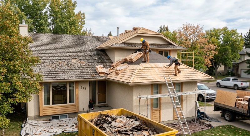 Wood Shake Roof Replacement in Cuyahoga Falls, OH