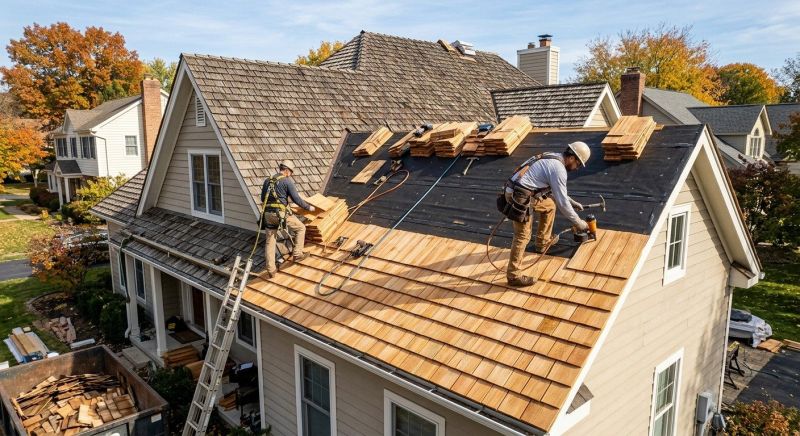 Wood Shake Roof Replacement in North Royalton, OH
