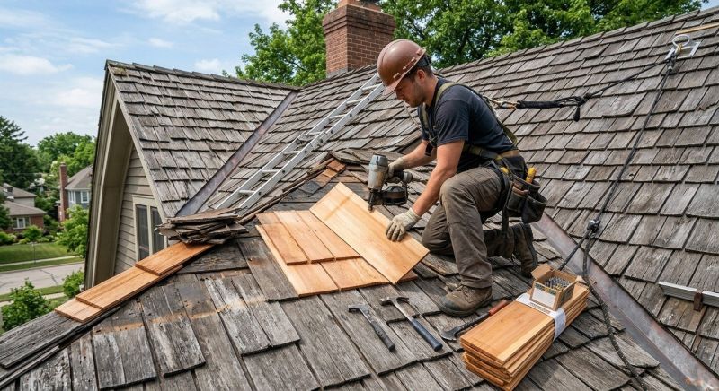 Wood Shingles Repair in Brecksville, OH