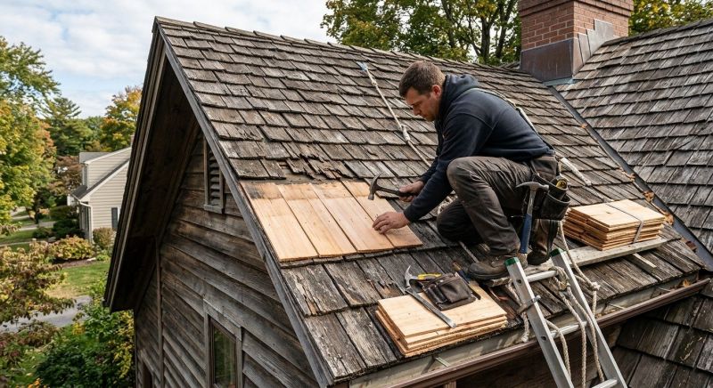 Wood Shingles Repair in Lakewood, OH